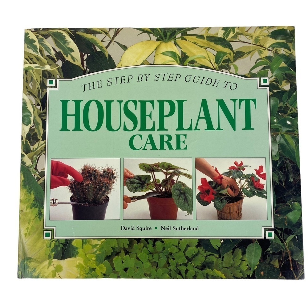 Houseplant Care Book Step by Step Guide 124 Pages Whitecap 1994